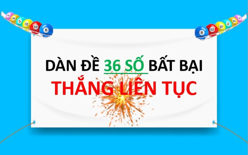 Hướng dẫn các bước lập dàn đề 36 số khung 3 ngày